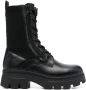 Calvin Klein chunky lace-up combat boots Black - Thumbnail 1