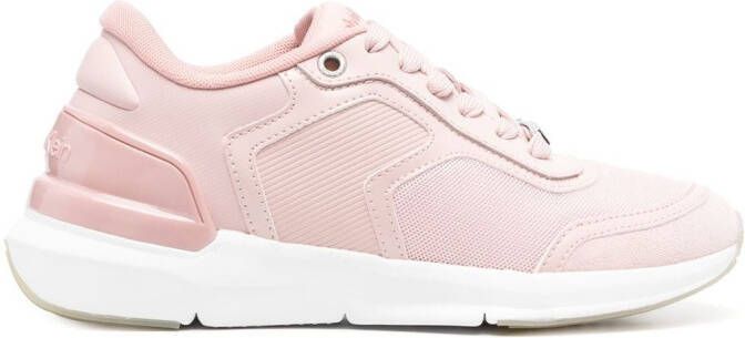 Calvin Klein embossed logo low-top sneakers Pink