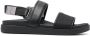 Calvin Klein jacquard leather sandals Black - Thumbnail 1