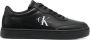 Calvin Klein Jeans Cupsole lace-up leather sneakers Black - Thumbnail 1