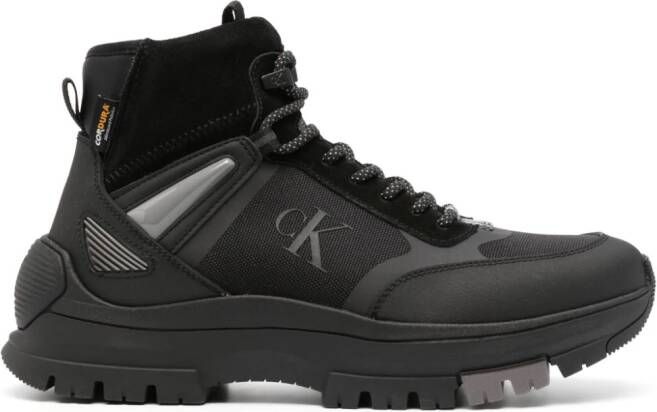 Calvin Klein Jeans lace-up hiking boots Black