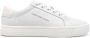 Calvin Klein Jeans logo-embossed leather sneakers White - Thumbnail 1
