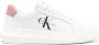 Calvin Klein Jeans logo-print leather sneakers White - Thumbnail 1