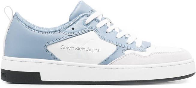 Calvin Klein Jeans logo-print low-top sneakers Blue