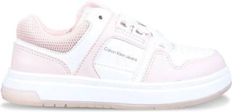 Calvin Klein Kids logo-print panelled sneakers White