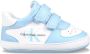 Calvin Klein Kids logo-print touch-strap sneakers Blue - Thumbnail 1