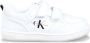 Calvin Klein Kids logo-print touch-strap trainers White - Thumbnail 1