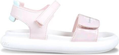Calvin Klein Kids touch-strap sandals Pink