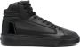 Calvin Klein lace-up leather sneakers Black - Thumbnail 1