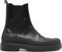 Calvin Klein leather Chelsea boots Black - Thumbnail 1