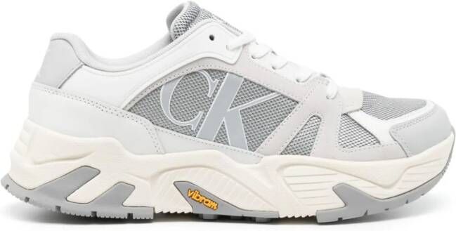 Calvin Klein logo-appliqué chunky sneakers Grey