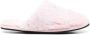 Calvin Klein logo appliqué faux-fur slippers Pink - Thumbnail 1