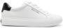 Calvin Klein logo-debossed leather snekaers White - Thumbnail 1