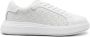 Calvin Klein logo-perforated leather sneakers White - Thumbnail 1