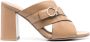 Calvin Klein logo-plaque 95mm mules Neutrals - Thumbnail 1