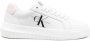 Calvin Klein logo-print lace-up sneakers White - Thumbnail 1