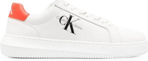 Calvin Klein logo-print low-top sneakers White