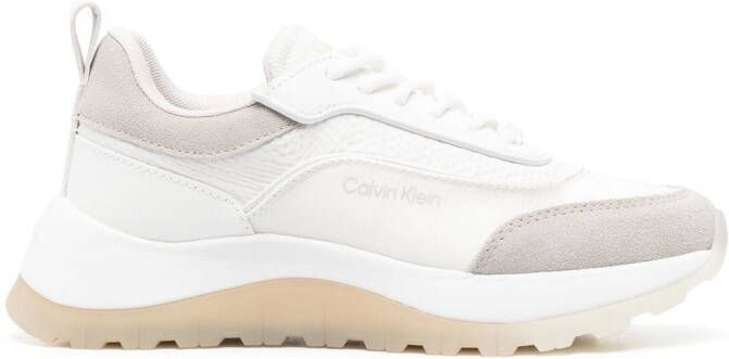 Calvin Klein low-top gradient sole sneakers White