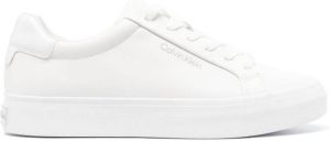 Calvin Klein low-top leather sneakers White