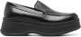 Calvin Klein round-toe leather loafers Black - Thumbnail 1