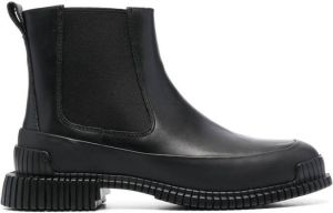 Camper 35mm chunky leather boots Black