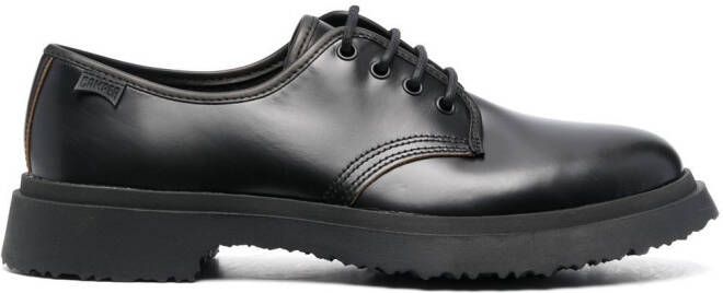 Camper 40mm chunky lace-up leather shoes Black