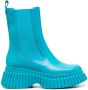 Camper 70mm mid-heel ankle boots Blue - Thumbnail 1