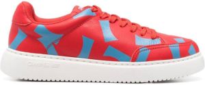 Camper all-over graphic-print low-top sneakers Red