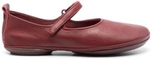 Camper Austria leather ballerina shoes Red