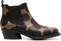 Camper Bonnie 50mm calf-suede ankle boots Black - Thumbnail 1