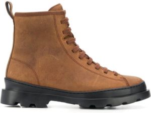 Camper Brutus lace-up ankle boots Brown