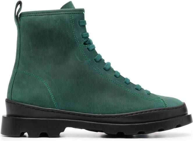 Camper Brutus lace-up boots Green