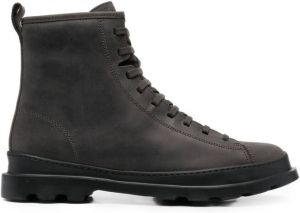 Camper Brutus leather ankle boots Grey