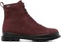 Camper Brutus leather ankle boots Red - Thumbnail 1