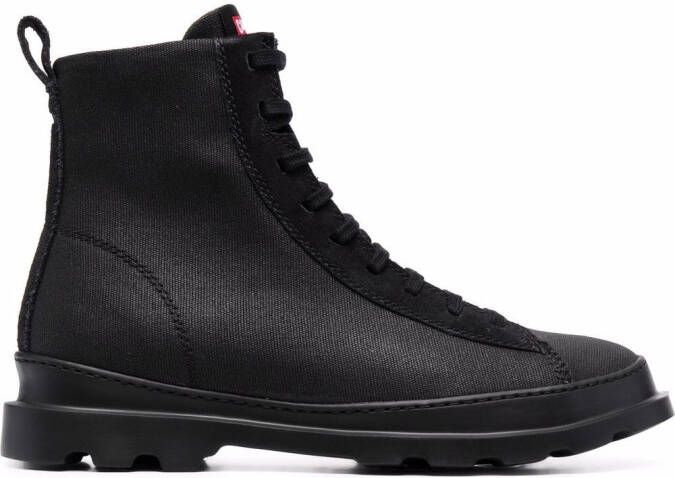 Camper Brutus organic-cotton ankle boots Black