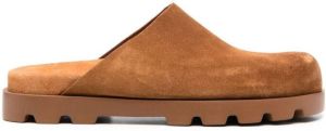 Camper Brutus suede mules Brown