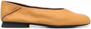 Camper Casi Myra leather ballerina shoes Brown