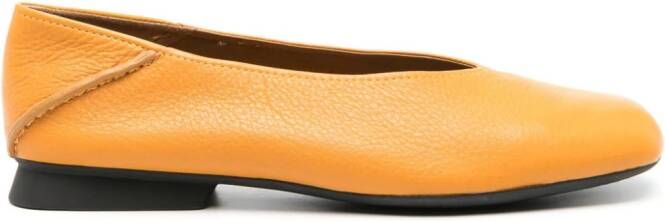 Camper Casi Myra leather ballerina shoes Orange
