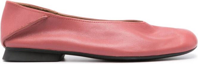 Camper Casi Myra leather ballerina shoes Red