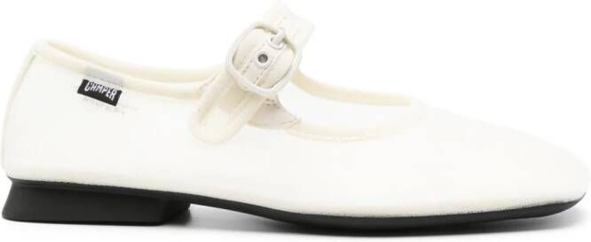 Camper Casi Myra mesh ballerina shoes White