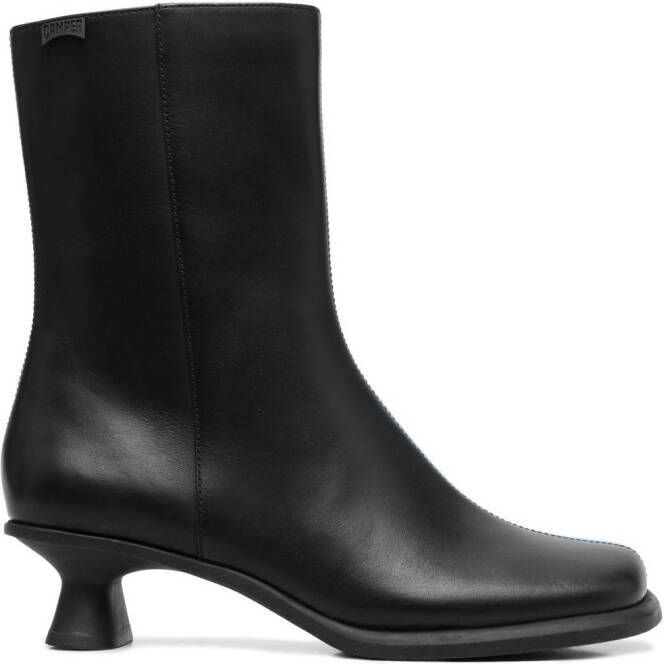 Camper colour-block ankle boots Black