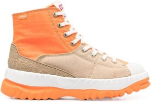 Camper colour-block ankle boots Orange