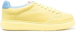 Camper contrasting heel-counter low-top sneakers Yellow