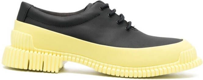 Camper contrasting-sole lace-up shoes Black