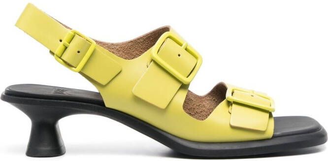 Camper Dina 50mm buckle-strap sandals Green