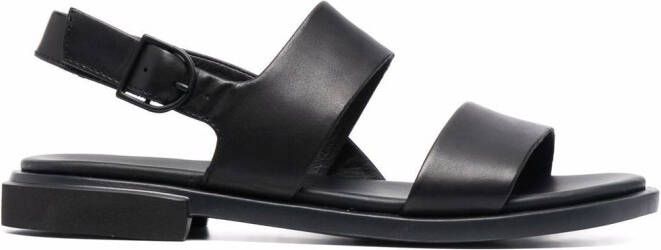 Camper Edy slingback leather sandals Black