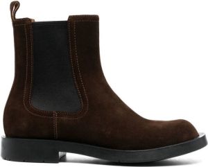Camper elasticated side-panel detail boots Brown