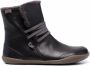 Camper faux-fur lined leather ankle boots Black - Thumbnail 1