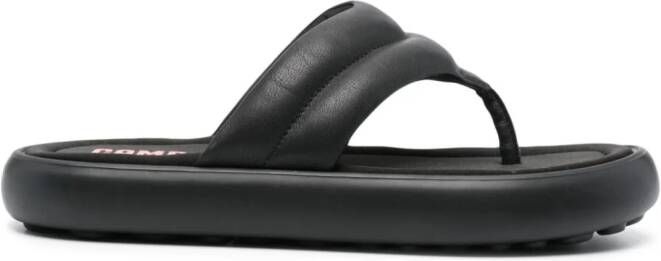 Camper Flota faux-leather flip-flops Black