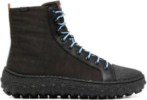 Camper Ground lace-up ankle boots Black